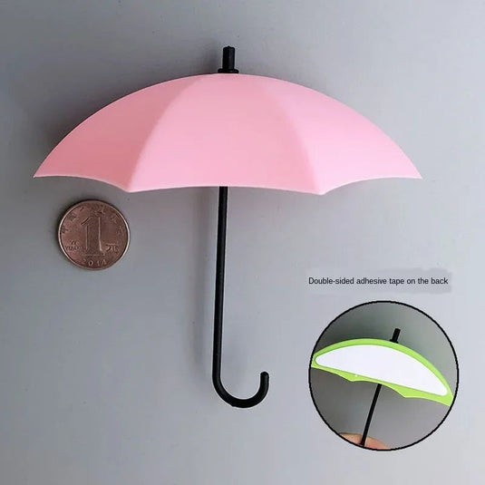 Korean Style 3D Umbrella Creative Strong Stickers Hook Magnetic Buckle Stickers on The refrigerator Home Decoration Storage Hook - Grand Goldman