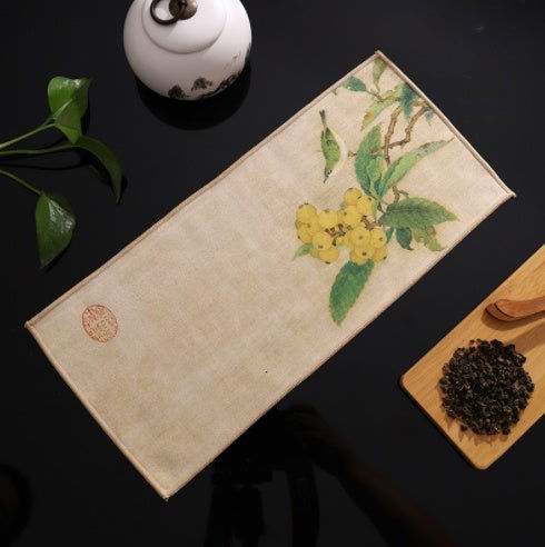 Kung Fu Tea Set Accessories Absorbent Thickened Mat Rag - Grand Goldman