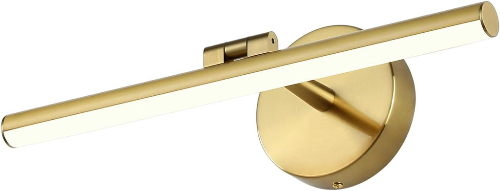 LED Brass Hard-Wired Connection Gallery Picture Light for Paintings Gold Lighting Fixtures Dimmable Modern LED Picture Lights Artwork Display Lighting 23.6 Inch 14W 3000K Warm White - Grand Goldman