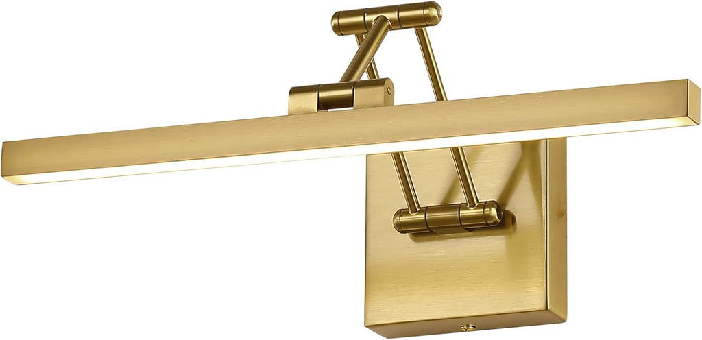 LED Brass Hard-Wired Connection Gallery Picture Light for Paintings Gold Lighting Fixtures Dimmable Modern LED Picture Lights Artwork Display Lighting 23.6 Inch 14W 3000K Warm White - Grand Goldman