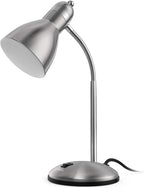 LEPOWER Metal Desk Lamp, Eye-Caring Table Lamp, Study Lamps with Flexible Goose Neck for Bedroom, Home Office (Matte Black) - Grand Goldman