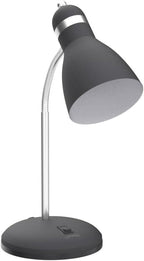 LEPOWER Metal Desk Lamp, Eye-Caring Table Lamp, Study Lamps with Flexible Goose Neck for Bedroom, Home Office (Matte Black) - Grand Goldman