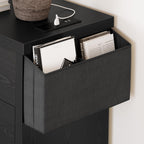 LIKIMIO Dresser 8 Drawer with Charging Station and Storage Bag, Wood Storage Chest of Drawers for Bedroom Living Room Hallway Entryway, Black - Grand Goldman