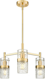 LMS 2-Pack Modern Matte Black Pendant Light, Adjustable Hanging Pendant Lighting with Hammered Glass, Tiltable Pendant Lighting for Kitchen Island, Bathroom, Bedroom, LMS-201 - Grand Goldman