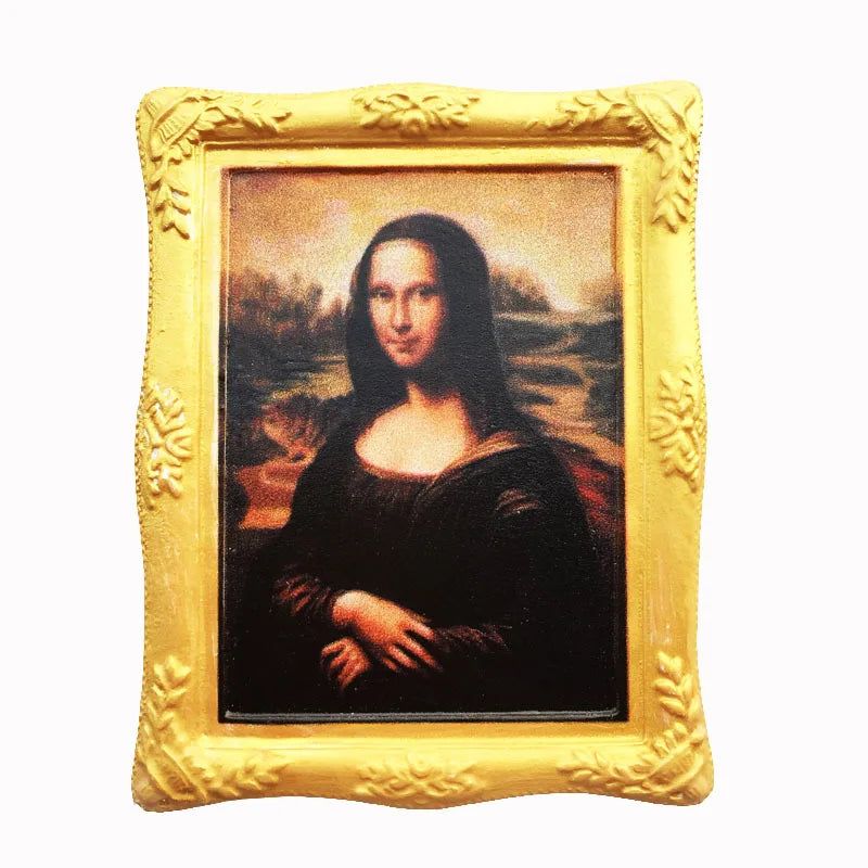 La Joconde France Louvre Mona Lisa Smile Fridge Magnets Souvenir Tourist Souvenir Refrigerator Stickers 3d Resin Fridge Magnet Decoration - Grand Goldman