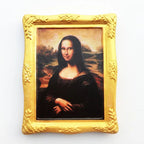 La Joconde France Louvre Mona Lisa Smile Fridge Magnets Souvenir Tourist Souvenir Refrigerator Stickers 3d Resin Fridge Magnet Decoration - Grand Goldman