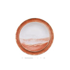 Landscape pattern ceramic dinner plate - Grand Goldman