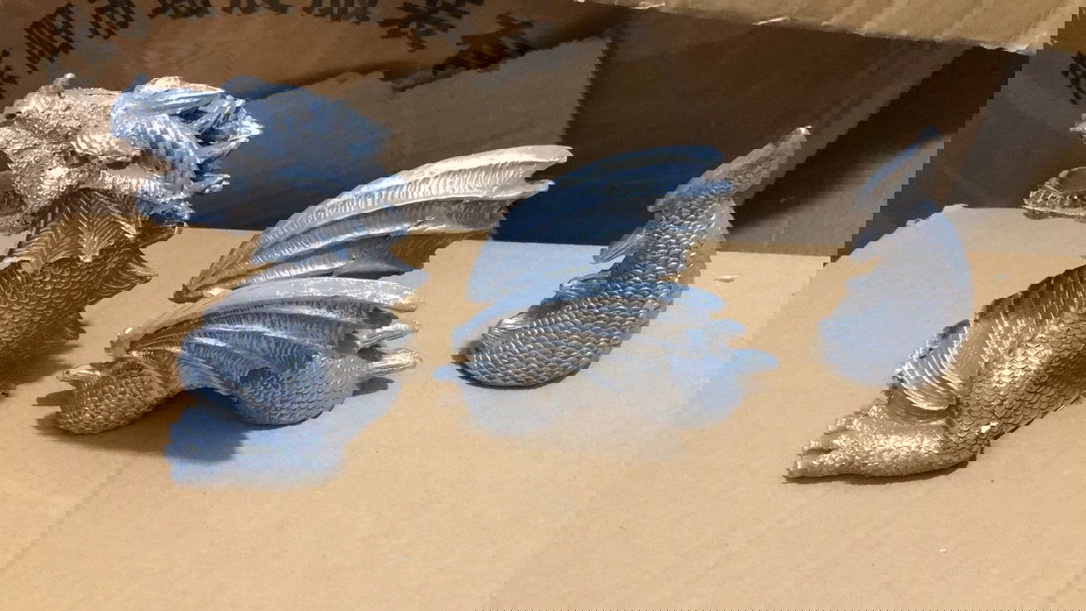 Large Dragon Gothic Garden Decor Statue Castle Moat Lawn Statue Garden Sculptures & Statues Funny Yard Garden Outdoor Figurine - Grand Goldman