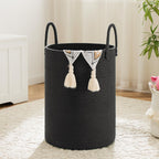 Laundry Basket,Woven Cotton Rope Laundry Hamper,60L for Decor Storage of Dirty Clothes,Toys and Blankets in Bathroom,Baby Room and Living Room - Grand Goldman