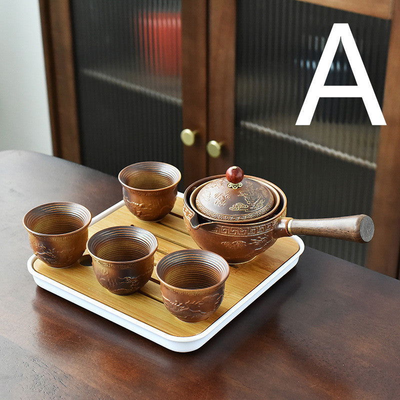 Lazy Kung Fu Tea Set Creative Automatic Rotating Tea Making Artifact - Grand Goldman