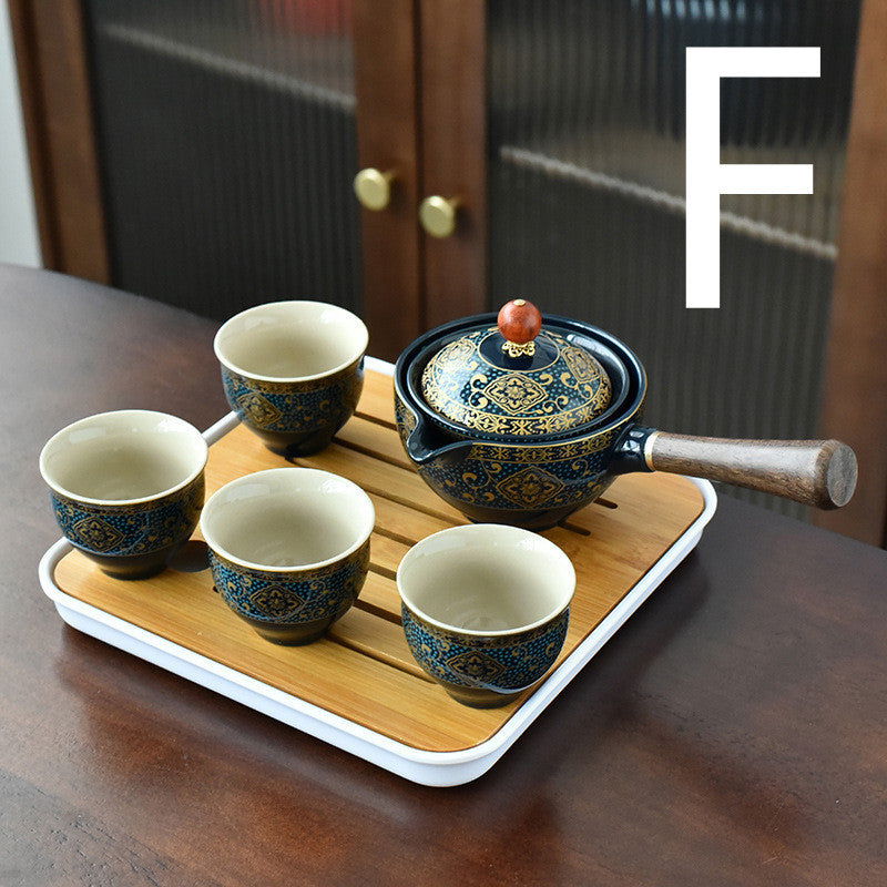 Lazy Kung Fu Tea Set Creative Automatic Rotating Tea Making Artifact - Grand Goldman