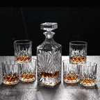 Lead-Free Crystal Glass Whiskey Glass Set 6pcs Creative Red Wine Glass Decanter Bottle - Grand Goldman