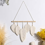 Leaf Woven Cotton Tapestry Wall Hanging Wedding Decoration Bedroom - Grand Goldman