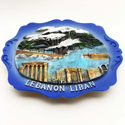 Lebanon Furnishing Articles 3D Resin Tourist Souvenir  Home Decoration Crafts Collection Hang Decoration Ornaments Travel Gifts - Grand Goldman