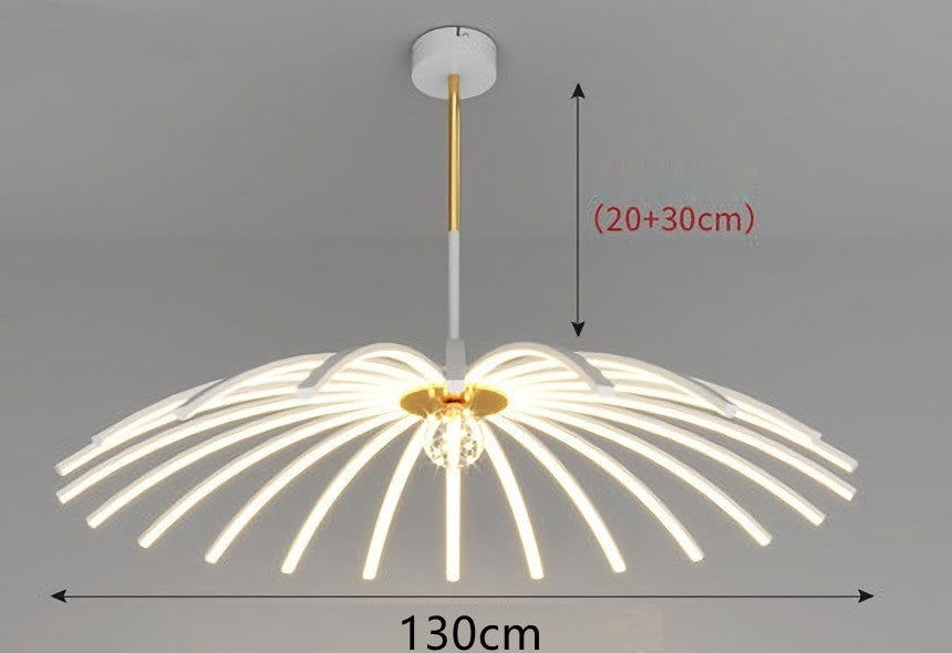 Led Chandelier In Dining Room Bedroom - Grand Goldman