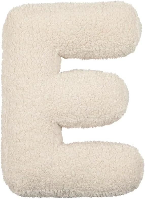 Letter Pillow English Letters Pillow Soft Initial Throw Cushion Decorative Alphabet Letter Pillows Cozy 26 English Letters Throw Pillow for Living Room Sofa Couch Bed Car Decoration, 40*35*10 - Grand Goldman