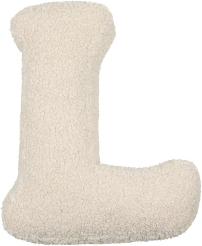 Letter Pillow English Letters Pillow Soft Initial Throw Cushion Decorative Alphabet Letter Pillows Cozy 26 English Letters Throw Pillow for Living Room Sofa Couch Bed Car Decoration, 40*35*10 - Grand Goldman