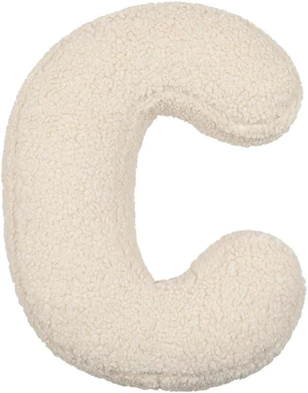 Letter Pillow English Letters Pillow Soft Initial Throw Cushion Decorative Alphabet Letter Pillows Cozy 26 English Letters Throw Pillow for Living Room Sofa Couch Bed Car Decoration, 40*35*10 - Grand Goldman