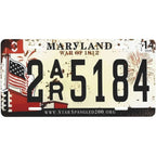License Plate USA Retro Car Metal License Plate Novelty Wall Decoration Auto License Plate Signs Front Cover Garage Cafe Pub Bar - Grand Goldman
