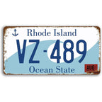 License Plate USA Retro Car Metal License Plate Novelty Wall Decoration Auto License Plate Signs Front Cover Garage Cafe Pub Bar - Grand Goldman