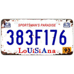 License Plate USA Retro Car Metal License Plate Novelty Wall Decoration Auto License Plate Signs Front Cover Garage Cafe Pub Bar - Grand Goldman