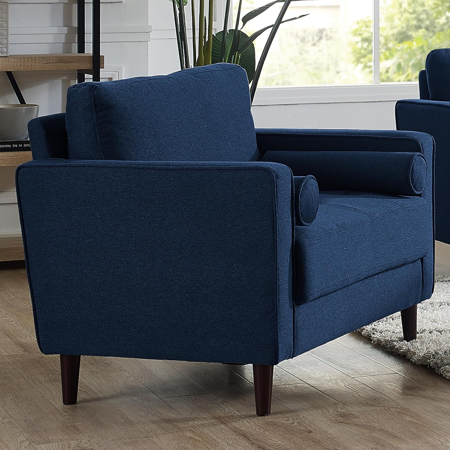 Lifestyle Solutions Lexington Armchair, Navy Blue - Grand Goldman