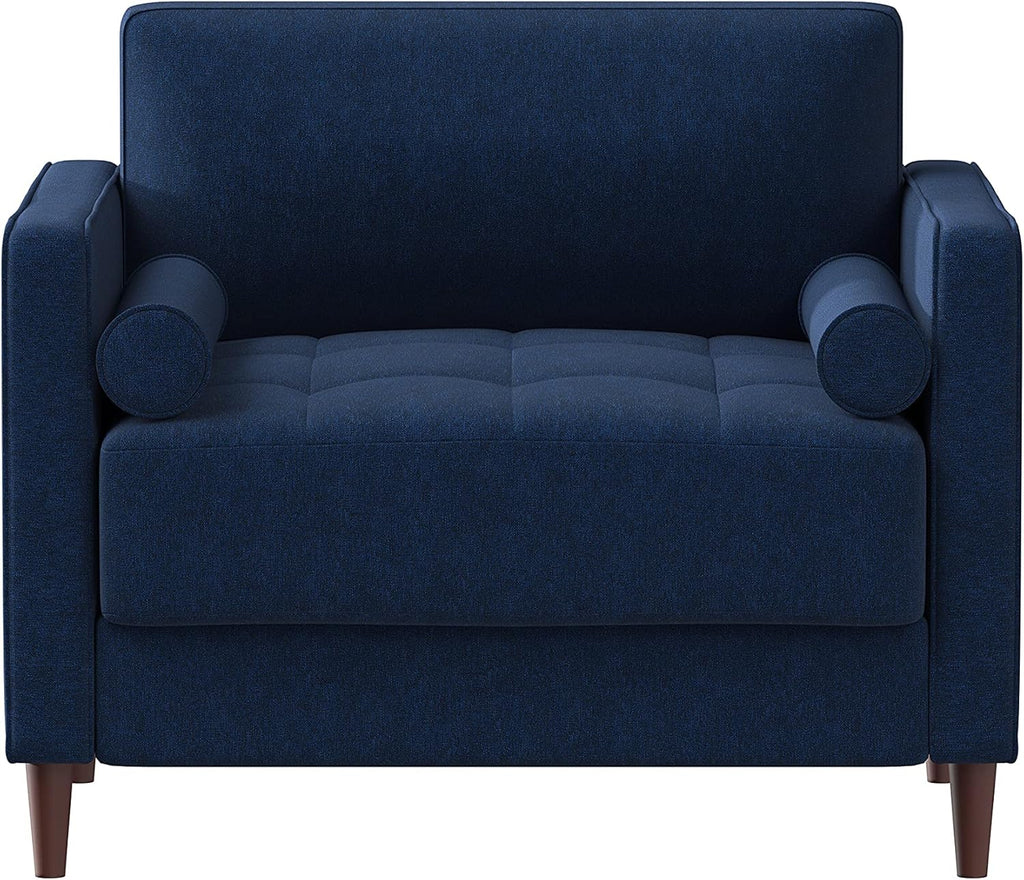 Lifestyle Solutions Lexington Armchair, Navy Blue - Grand Goldman