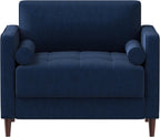 Lifestyle Solutions Lexington Armchair, Navy Blue - Grand Goldman