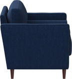 Lifestyle Solutions Lexington Armchair, Navy Blue - Grand Goldman