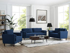 Lifestyle Solutions Lexington Armchair, Navy Blue - Grand Goldman