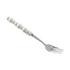 Light Luxury Ceramic Pearl Handle Knife Fork And Spoon Creative Stainless Steel Tableware - Grand Goldman