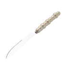 Light Luxury Ceramic Pearl Handle Knife Fork And Spoon Creative Stainless Steel Tableware - Grand Goldman