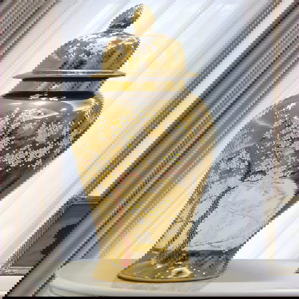 Light Luxury Ceramic Vase Decoration - Grand Goldman