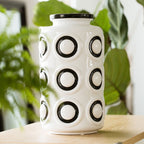 Light luxury gilt edged porcelain vases living room vase accessories - Grand Goldman