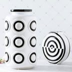 Light luxury gilt edged porcelain vases living room vase accessories - Grand Goldman