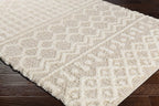 Livabliss Hapsburg Moroccan Shag Area Rug, 5'3" x 7'3", Beige - Grand Goldman