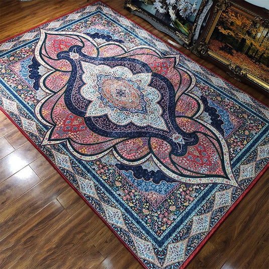 Living Room Coffee Table Vintage Persian Turkish Rug - Grand Goldman