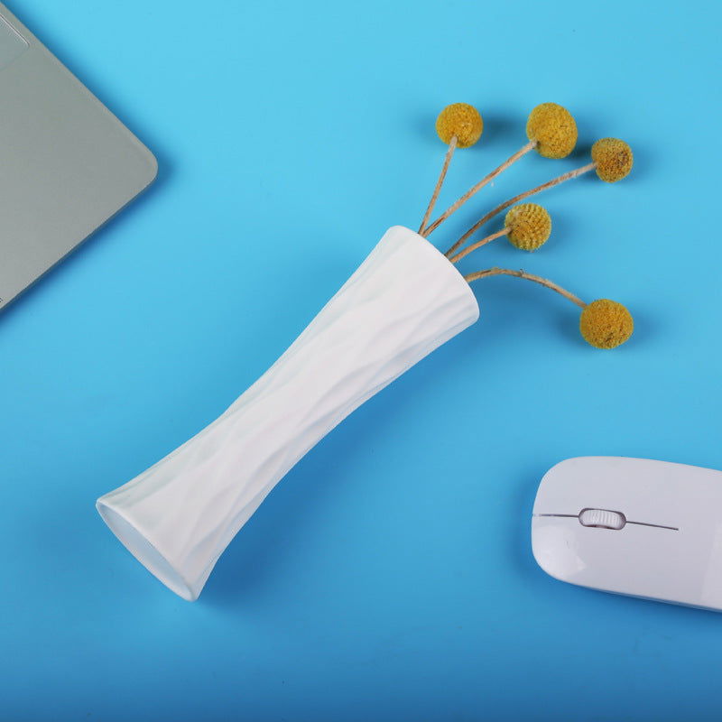 Living Room Decoration Modern White Ceramic Vase - Grand Goldman