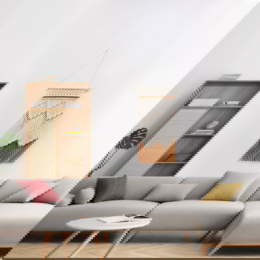 Living Room Decorative Wall Hangings Hand-woven Tapestry Tassel Cotton String Production - Grand Goldman