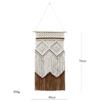 Living Room Decorative Wall Hangings Hand-woven Tapestry Tassel Cotton String Production - Grand Goldman