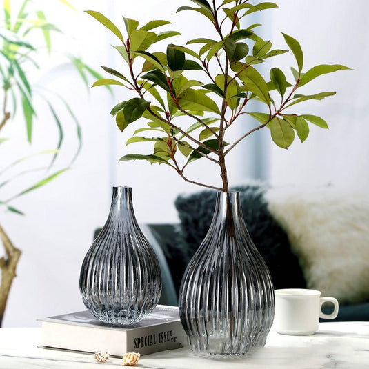 Living Room Floor-to-ceiling Glass Vase Ornaments - Grand Goldman