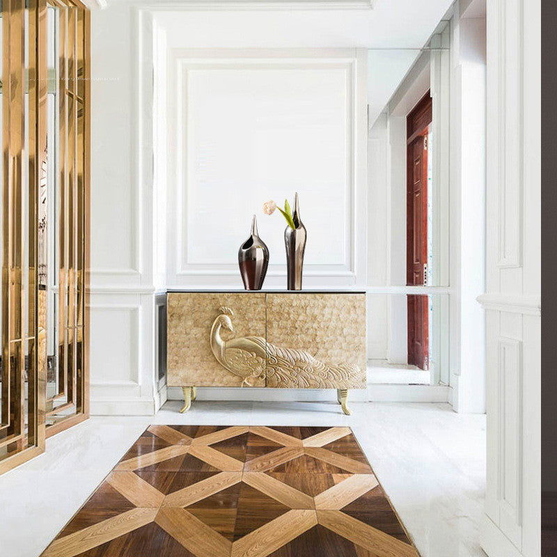 Living Room Porch Decoration European Style Silver Creative Ceramic Vase - Grand Goldman