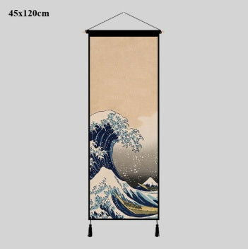 Living room background wall tapestry - Grand Goldman