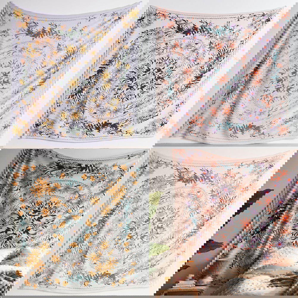 Living room bedroom wall tapestry - Grand Goldman