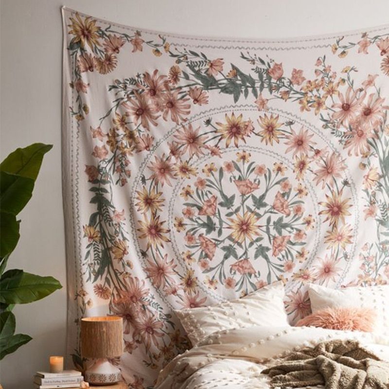 Living room bedroom wall tapestry - Grand Goldman