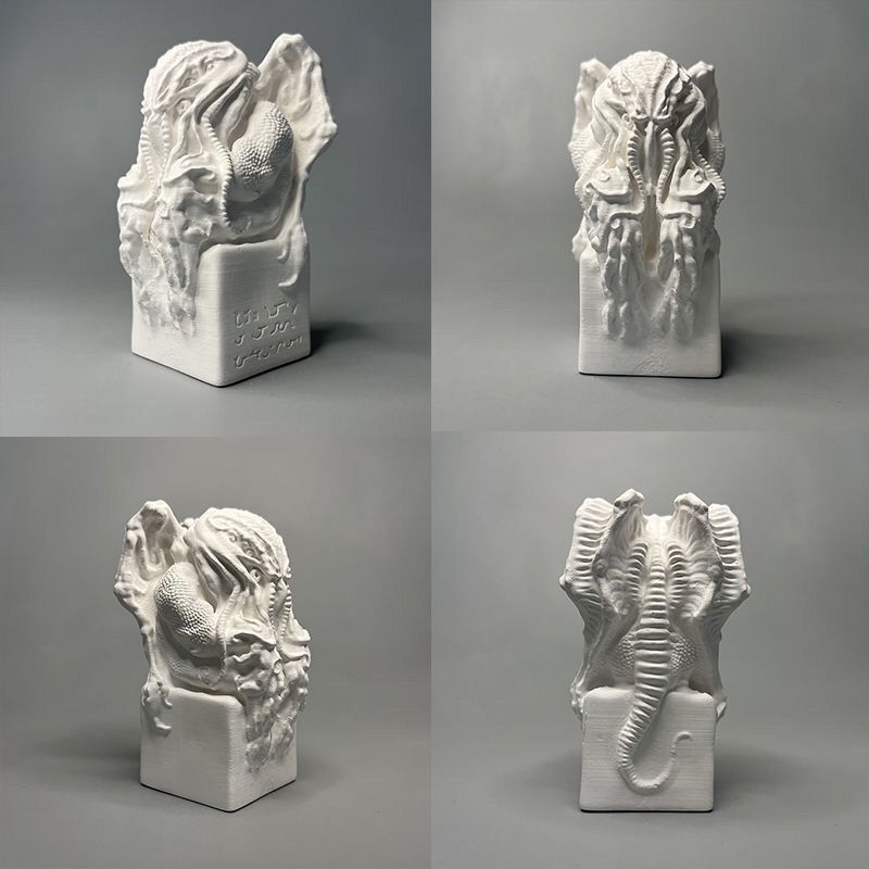 Lord Of Lalaye Cthulu Creative Desktop Decoration Plaster Statue Sculpture Home Graduation Gift - Grand Goldman