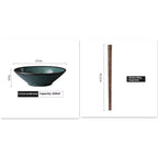 Lototo Ceramic Tableware Creative Retro Style Chinese Plate And Bowl Dish - Grand Goldman