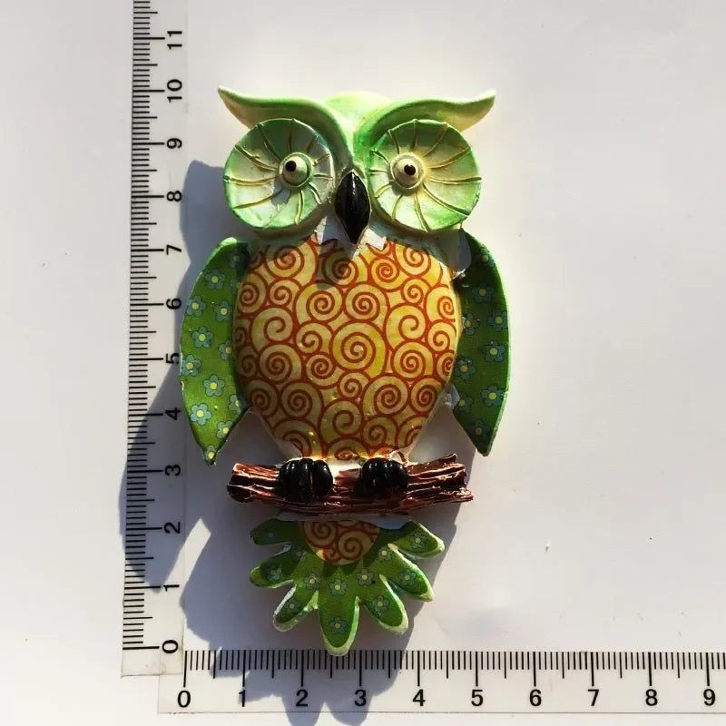 Lovely Cartoon Animal Fridge Magnet Sun Turtle Owl Eagle Decorative Crafts Magnetic Refrigerator Sticker Home Decor - Grand Goldman