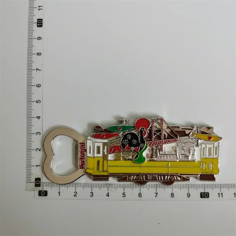 Luxembourg Cordoba Morocco Switzerland Italy Paris Portugal Seattle-opener Metal magnet fridge stickers - Grand Goldman