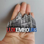 Luxembourg Cordoba Morocco Switzerland Italy Paris Portugal Seattle-opener Metal magnet fridge stickers - Grand Goldman